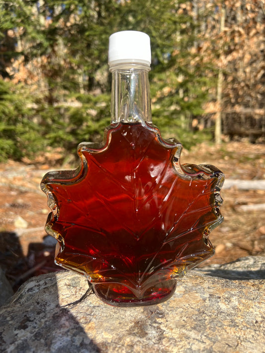 CN-108-03 Pure NH Maple Syrup in Glass Leaf 16.9oz (Big Lake Maple)- Online