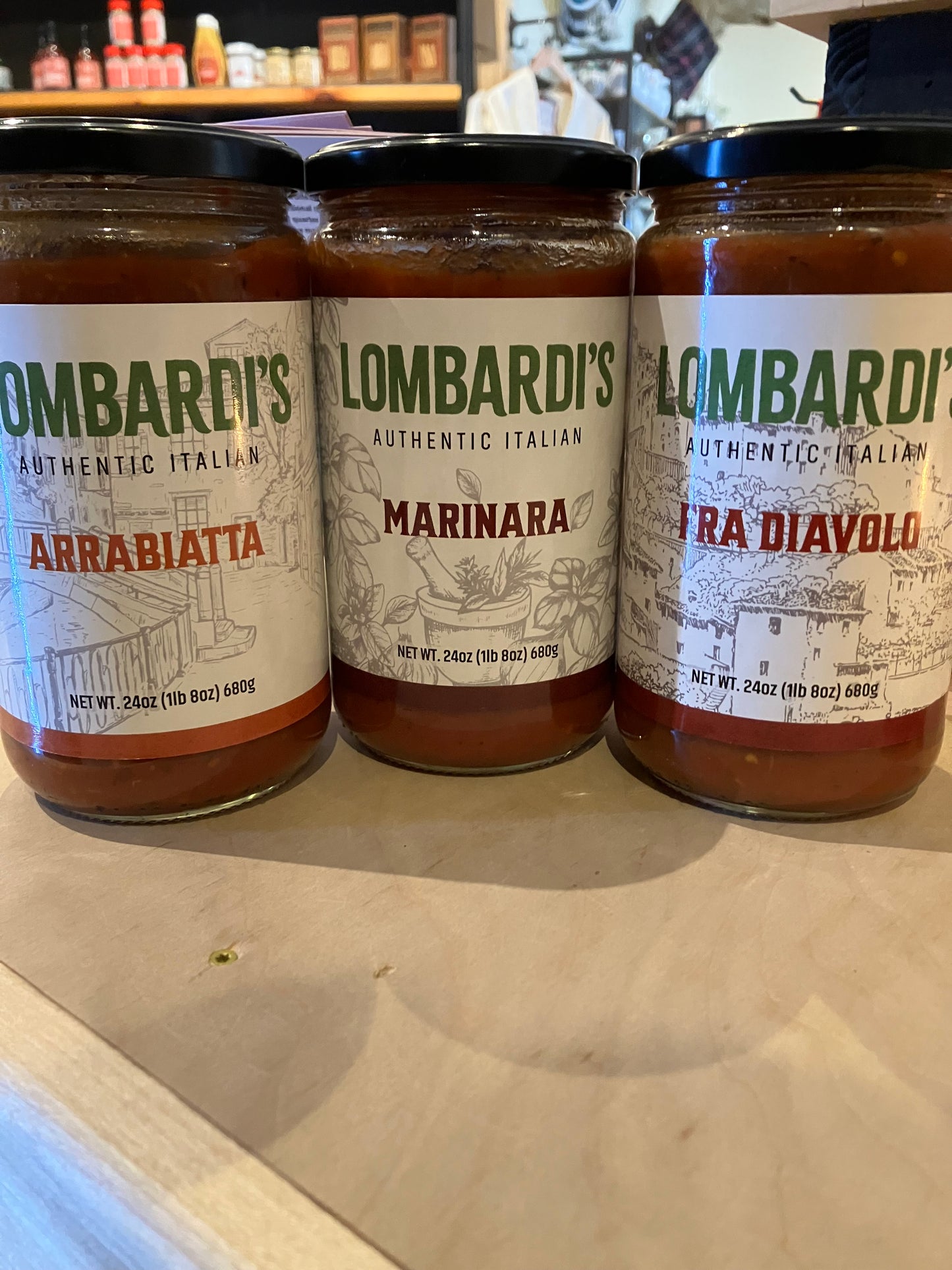 Fra Diavolo Authentic Italian Sauce 24 oz. (Lombardi's) OL