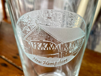 Stemmed Crystal Wine Glass Etched 12 oz. (American Crystal Works) OL