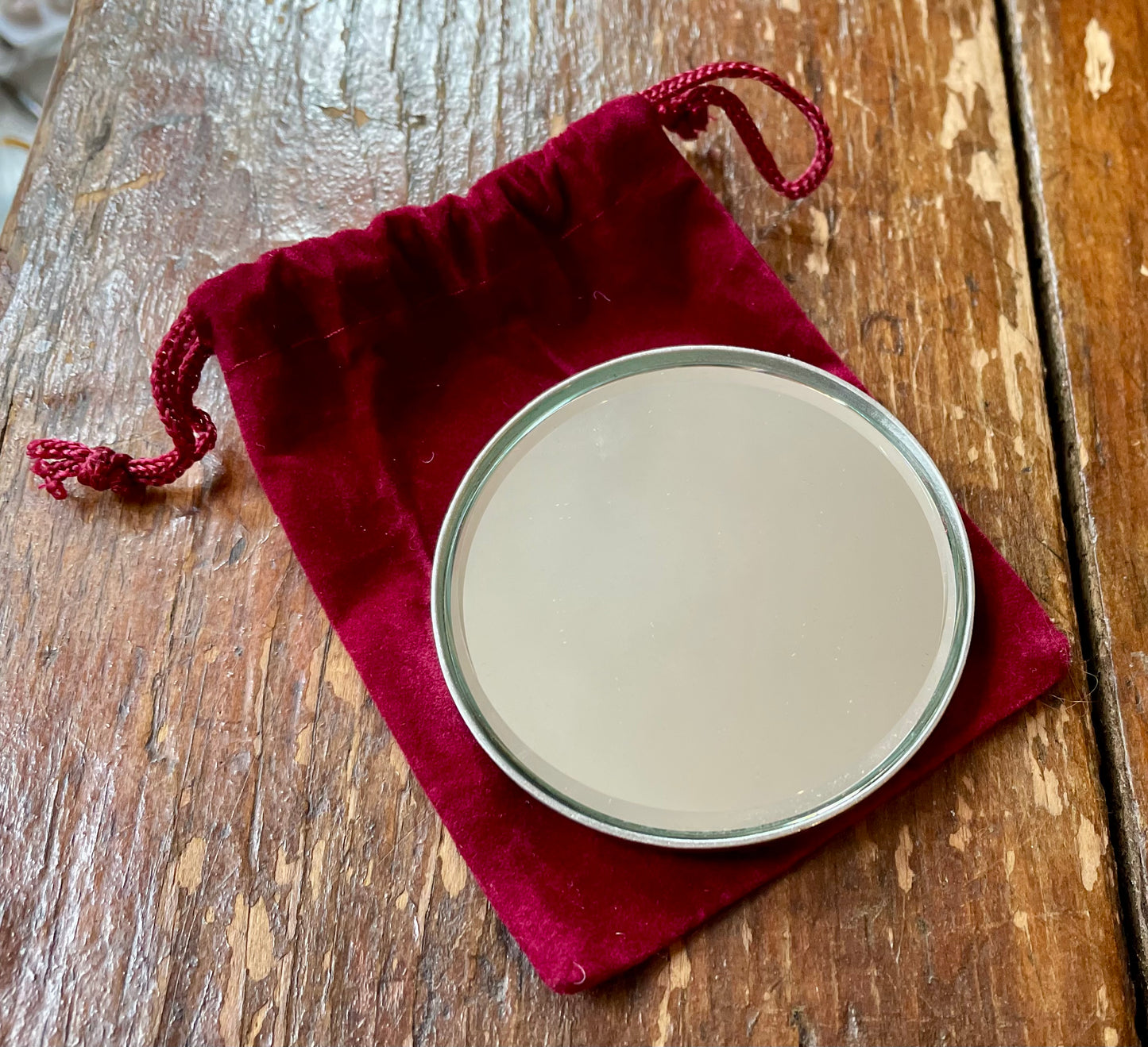 Cardinal Purse Mirror (Hampshire Pewter) OL