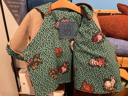 Handcrafted Child Wool Coat - Size 2-4  (Hillside Studio) OL