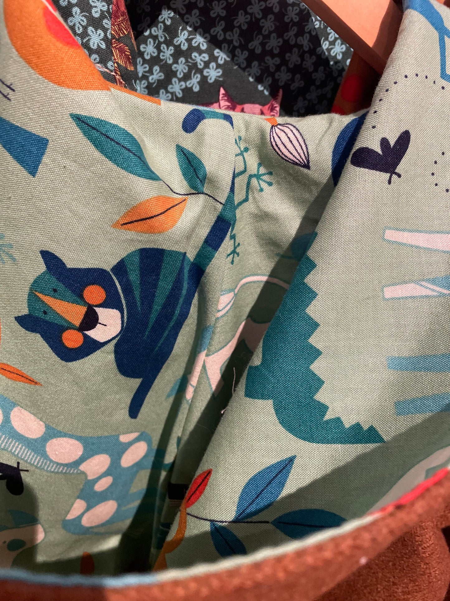 Handcrafted Hand-Sewn Child Wool Coat - Size 4-6  (Hillside Studio) OL