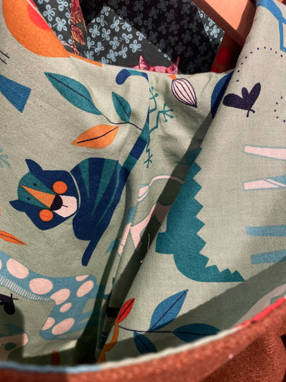 Handcrafted Hand-Sewn Child Wool Coat - Size 4-6  (Hillside Studio) OL