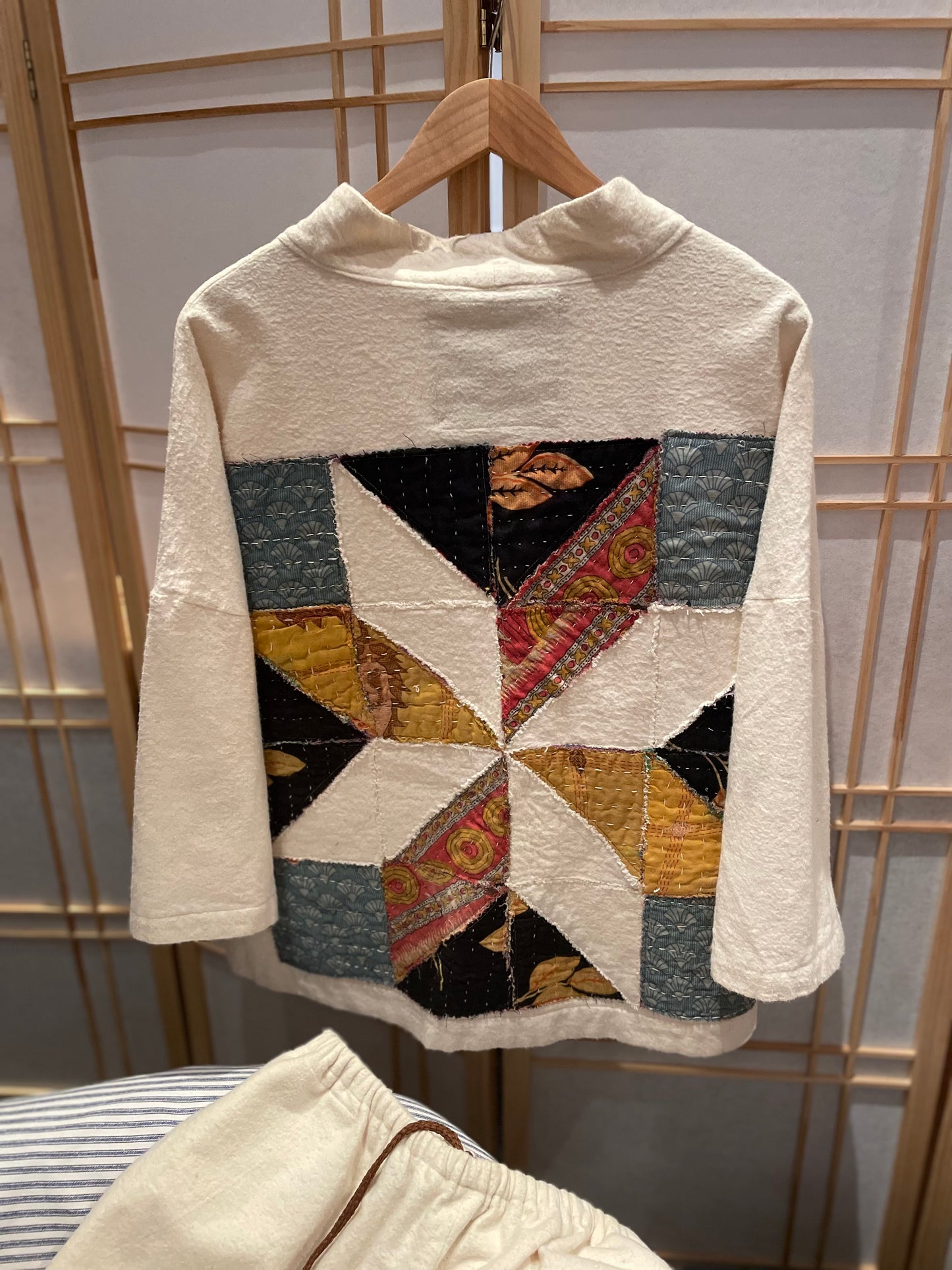 Handcrafted, Hand-Sewn 2-piece Lounge Set - Free Size (Hillside Studio) OL