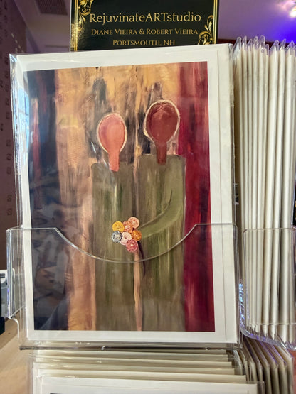 Variety Greeting Cards blank inside w/ envelope (Rejuvinate Art Studio) OL