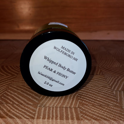 All Natural Body Butter Pear & Peony scent 2.3 oz. (Lala's Skin Care) OL