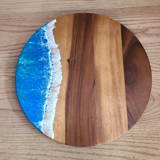 Artisanal Resin Wave "Susan" revolving board (Maria Hostage) OL