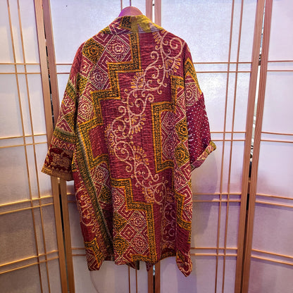 Kantha Quilt Coat/Robe (Hillside Studio) OL