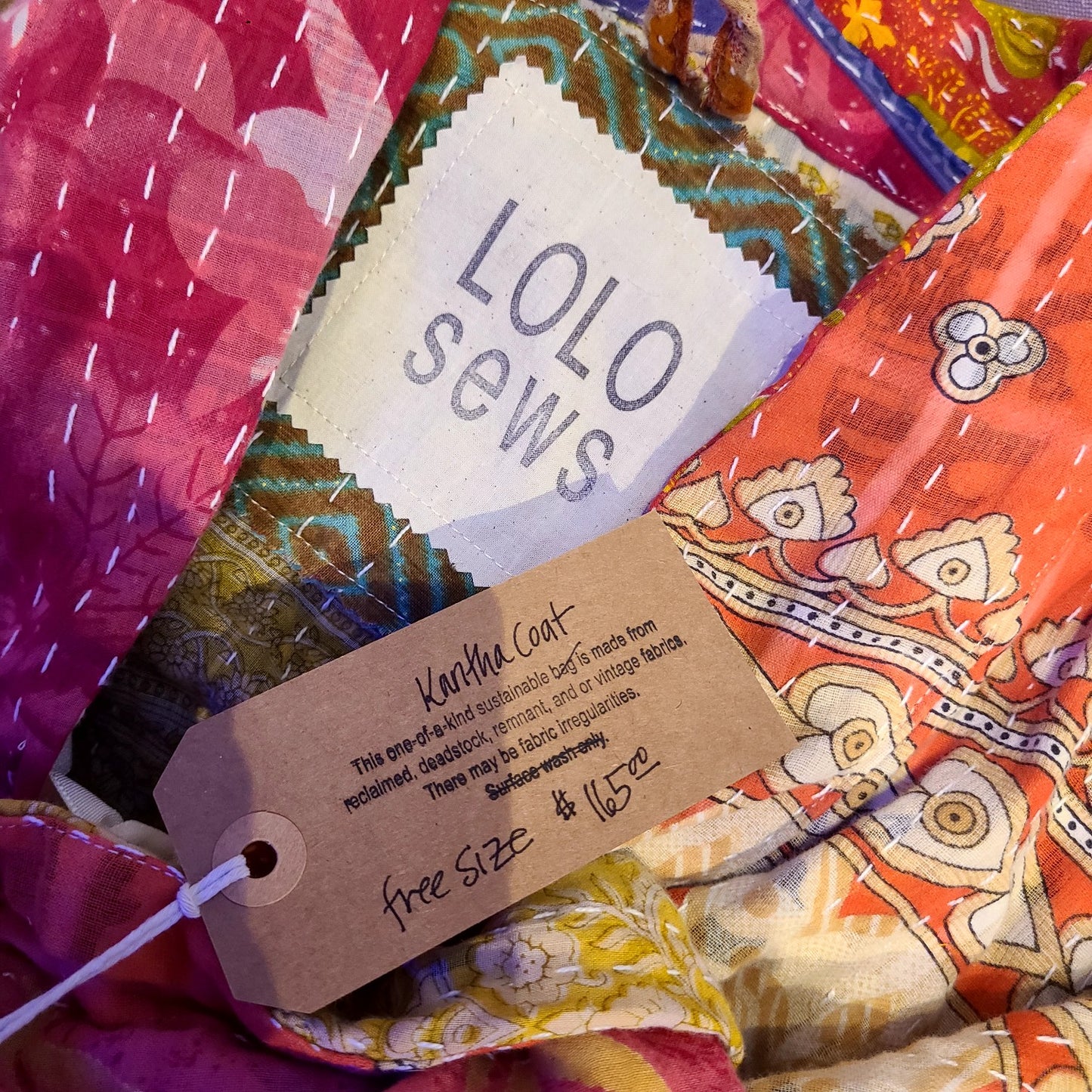 Kantha Quilt Coat/Robe (Hillside Studio) OL