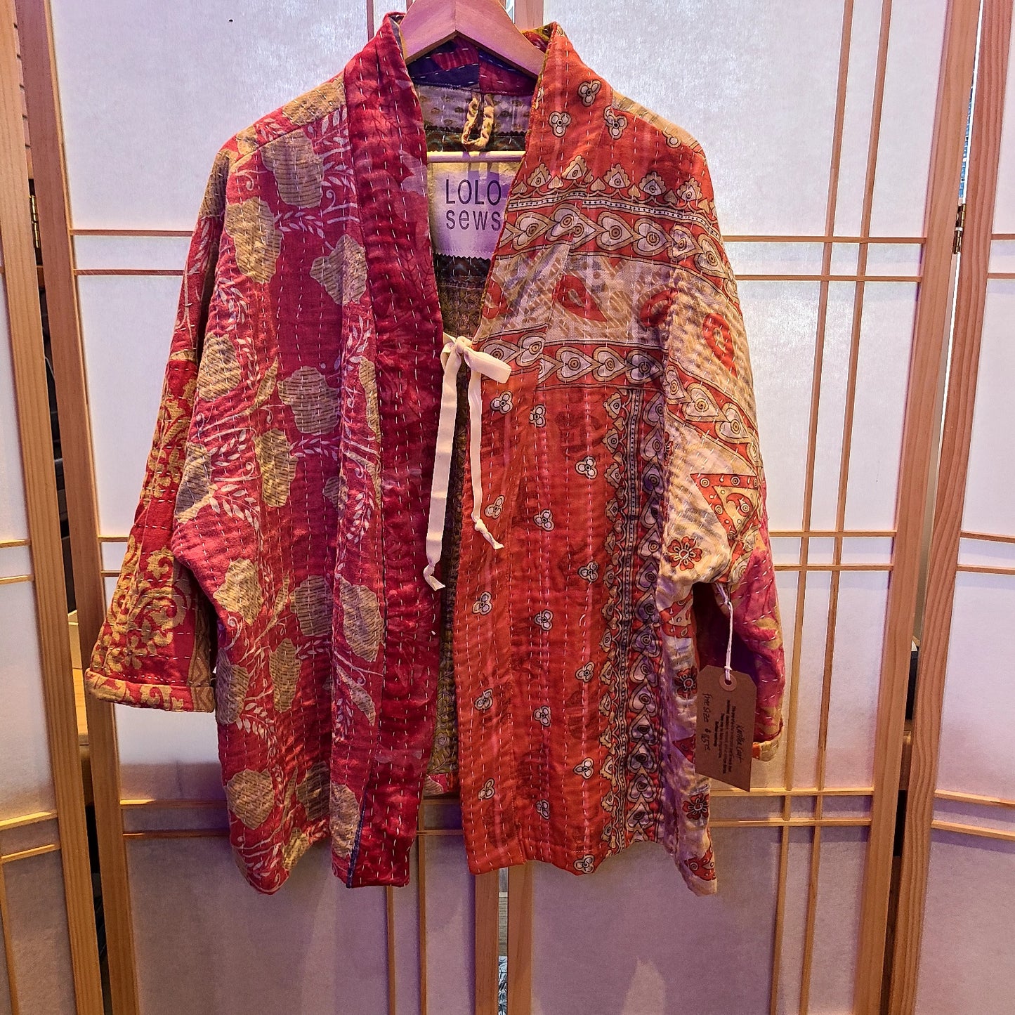 Kantha Quilt Coat/Robe (Hillside Studio) OL