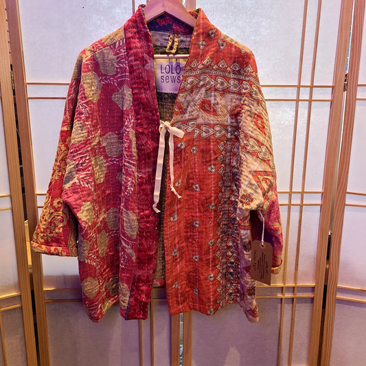 Kantha Quilt Coat/Robe (Hillside Studio) OL