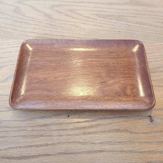 Artisanal Jatoba Wood Rectangular Board 6x10" (Dapper Moose)