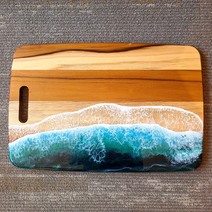 Large Rectangular Resin Wave Board (Maria Hostage/Java Lou Studio) OL