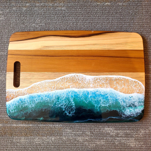 Large Rectangular Resin Wave Board (Maria Hostage/Java Lou Studio) OL