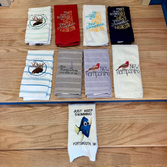 Embroidered Kitchen & Hand Towels various towels ( Beautiful Fun Creations) OL