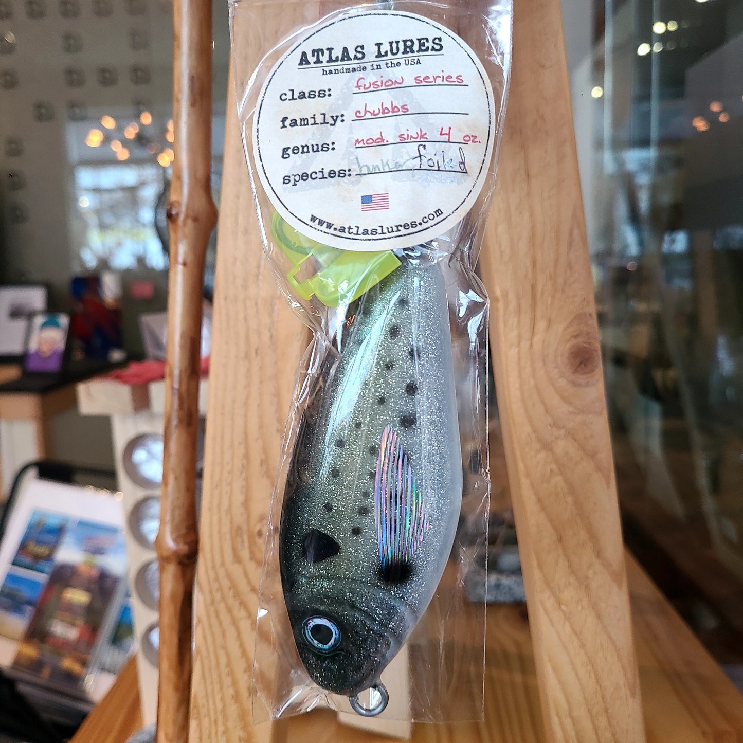 Chubbs Foiled Bunker Lure (Atlas Lures) OL