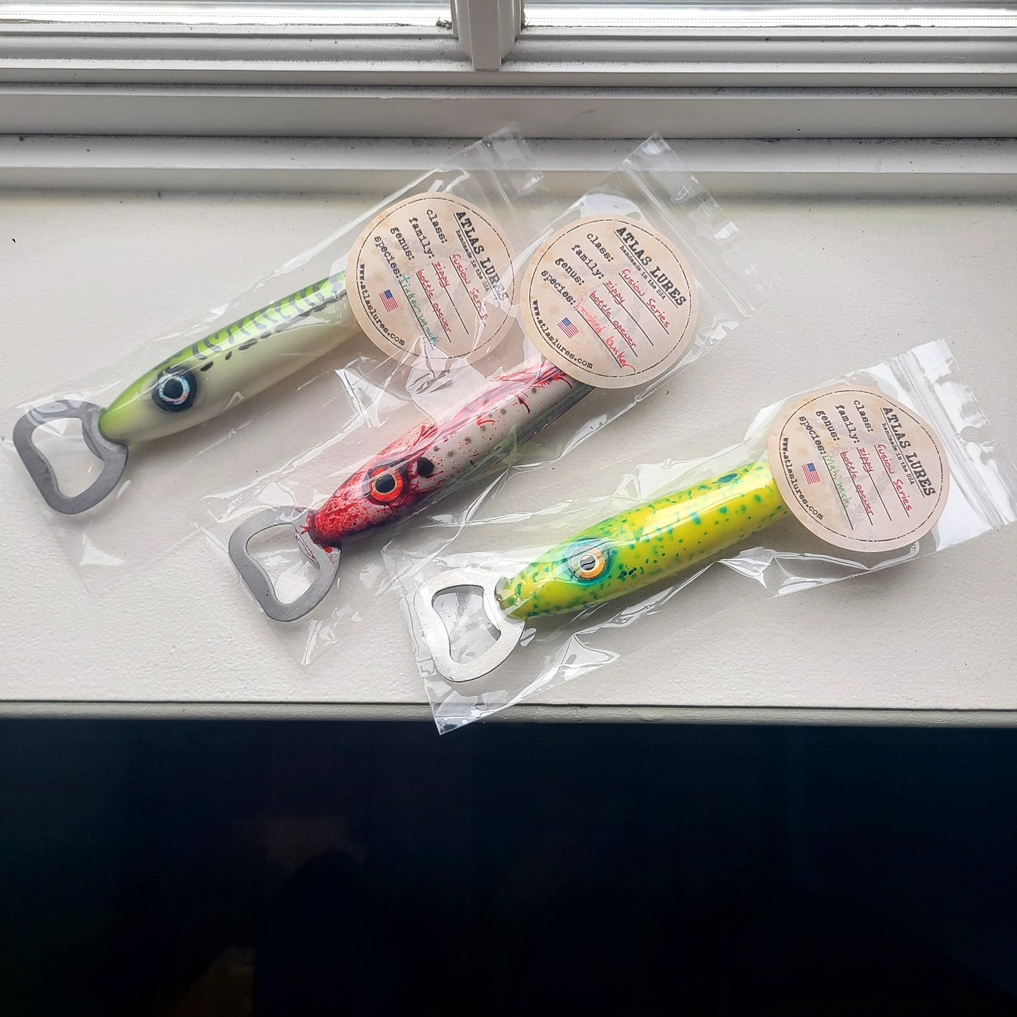 Zippy Bottle Openers (various styles) (Atlas Lures) OL