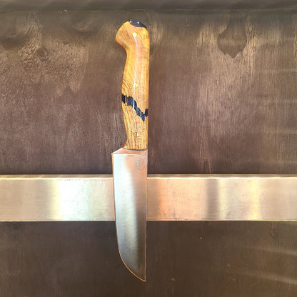 Custom Skinner Knife 440C Stainless Steel Blade w/ Stabilized Oak Handle (Atlas Knifeworks) OL