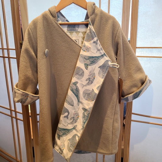 Handcrafted Child Washable Wool Coat (Hillside Studio) OL