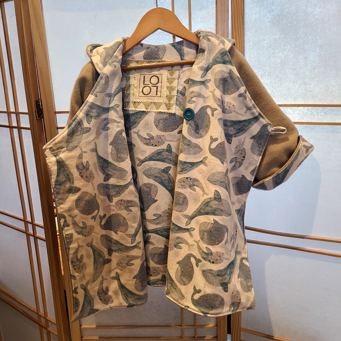 Handcrafted Child Washable Wool Coat (Hillside Studio) OL