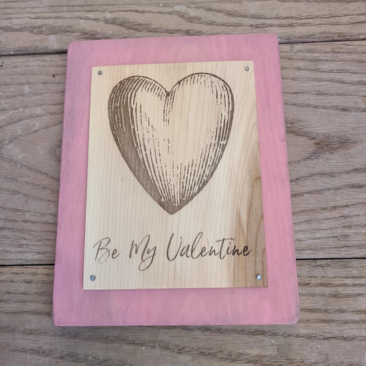 Handcrafted Heart Sign (A Vintage Wren) OL