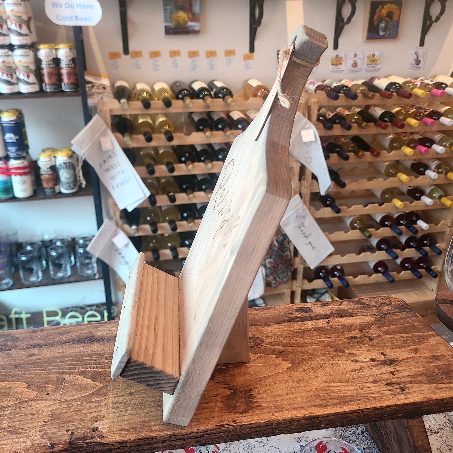 Handcrafted Recipe Book Stand (A Vintage Wren) OL