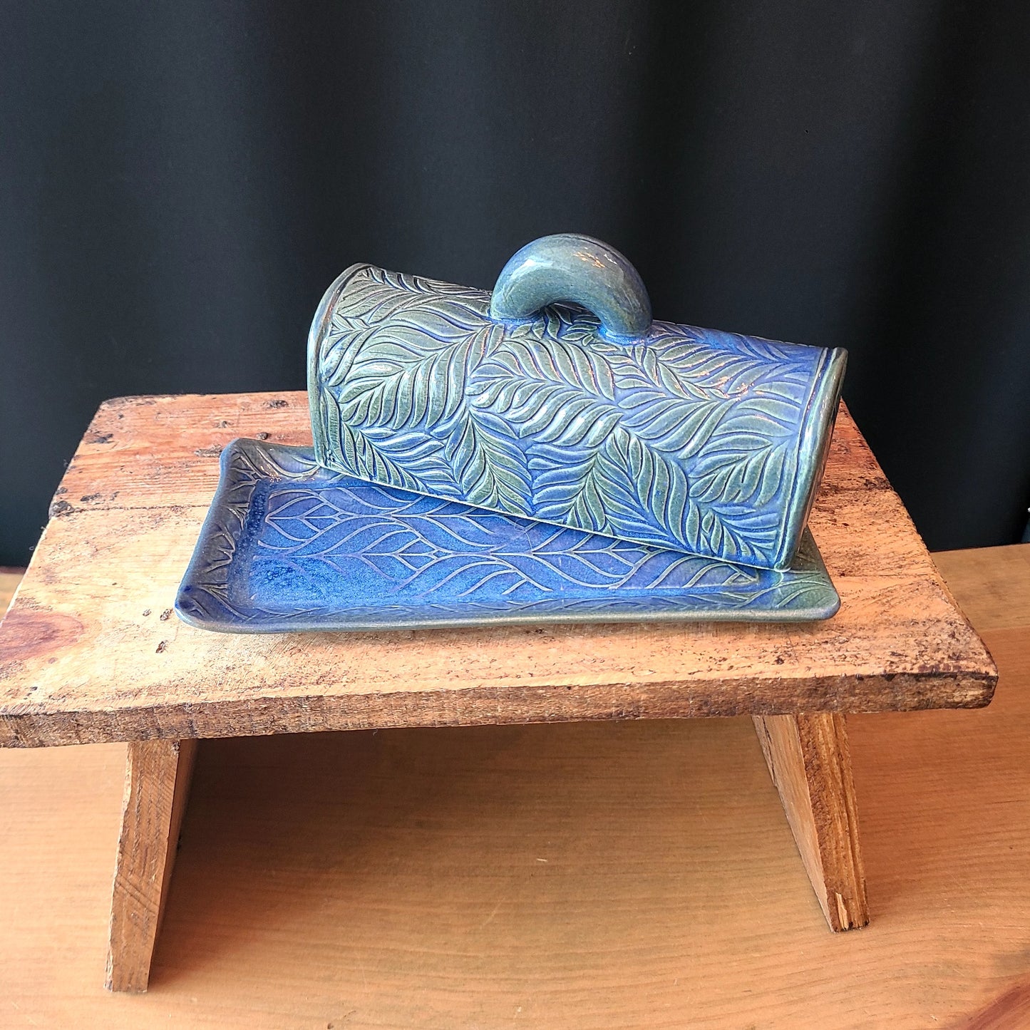 Hand Crafted Ceramic Butter Dish (Claire Provencher Ceramics) OL