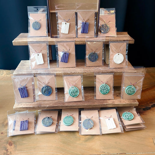 Hand Crafted Ceramic Pendant (Claire Provencher Ceramics) OL