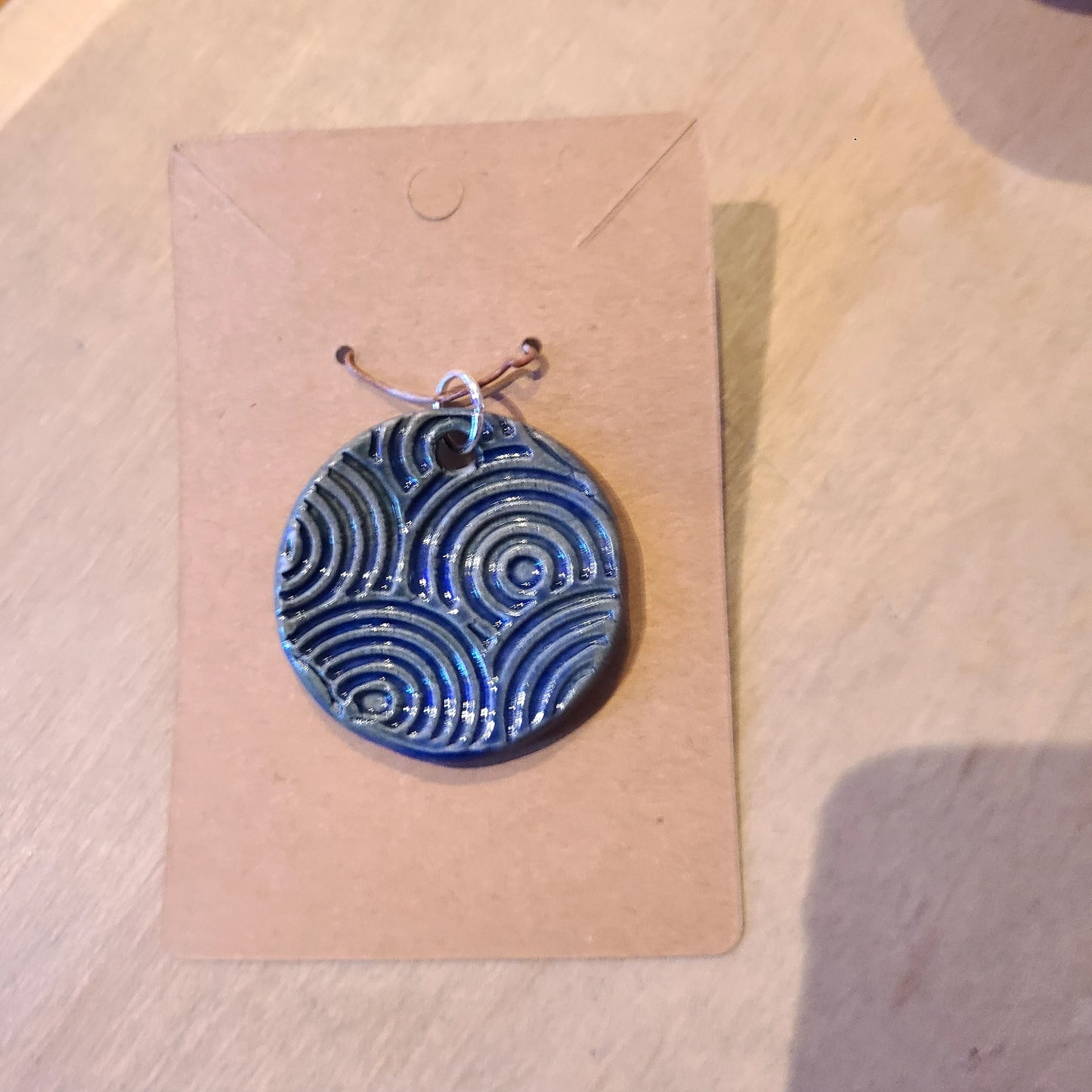 Hand Crafted Ceramic Pendant (Claire Provencher Ceramics) OL