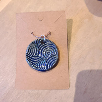 Hand Crafted Ceramic Pendant (Claire Provencher Ceramics) OL