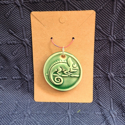 Hand Crafted Ceramic Pendant (Claire Provencher Ceramics) OL