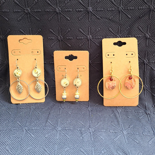 Spring Collection Vintage Inspired Beaded Earrings (Revival Jewelry Studio) OL