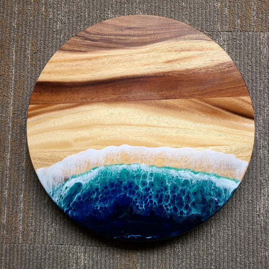 Resin Art Modern Wood Spinning "Susan"  (Maria Hostage) OL
