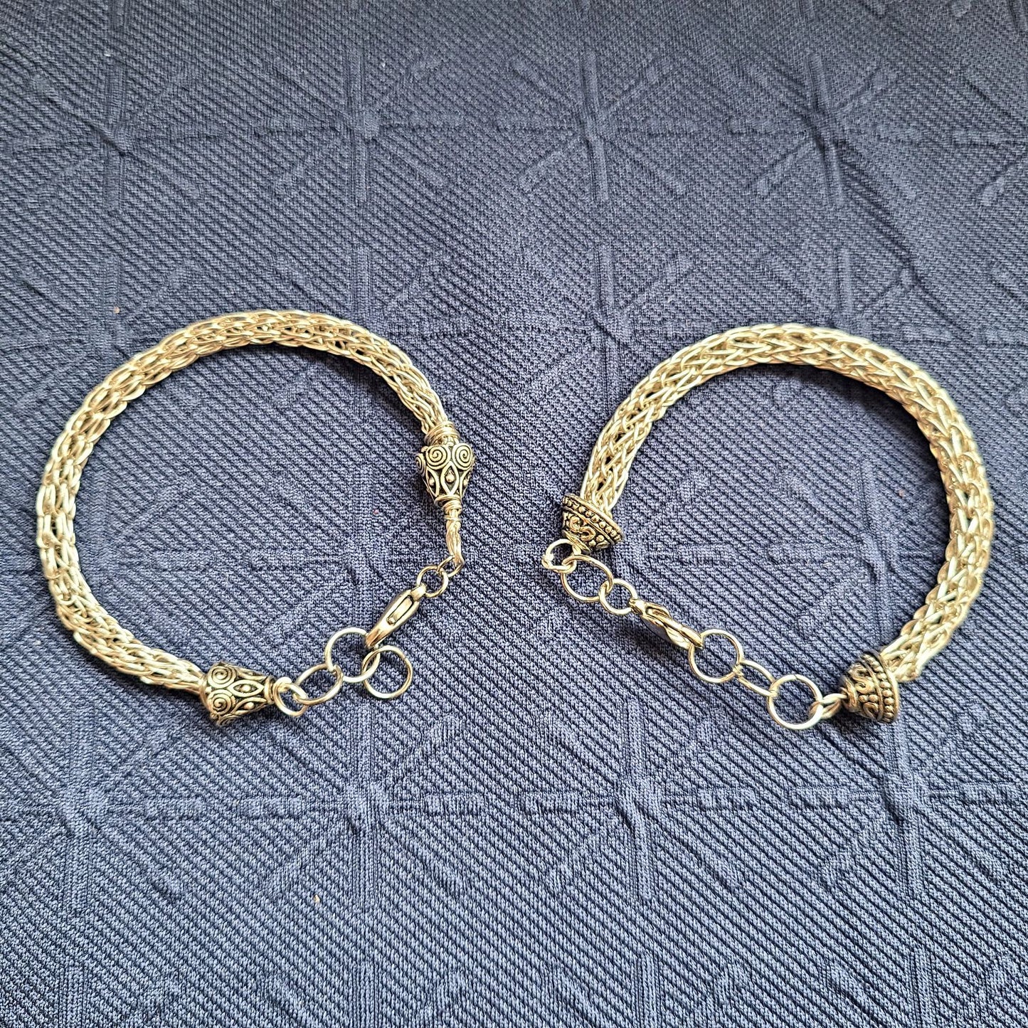 Sterling Silver Viking Weave Bracelet (Controlled Chaos Jewelry) OL