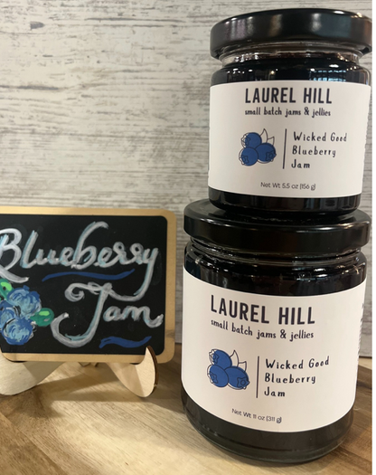 Wicked Good Blueberry Jam 11oz (Laurel Hill) OL