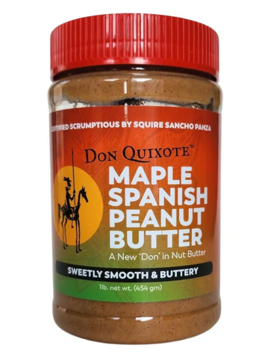 All Natural Maple Smooth Spanish Peanut Butter 16 oz. (Don Quixote) OL