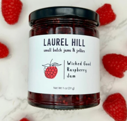 Wicked Good Red Raspberry Jam 5.5 oz. (Laurel Hill) OL