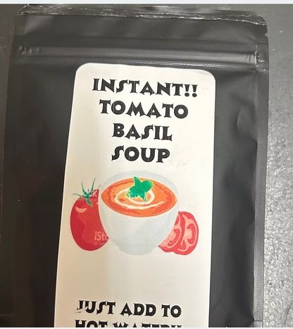 Tomato Basil Instant Soup 1 oz. (Knife & Plow) OL