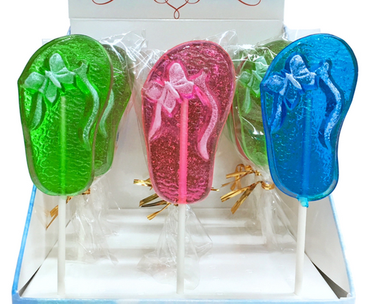 Jumbo Flip Flop lollipops assorted flavors 1.7 oz. (Strawberry Hill Candy) OL