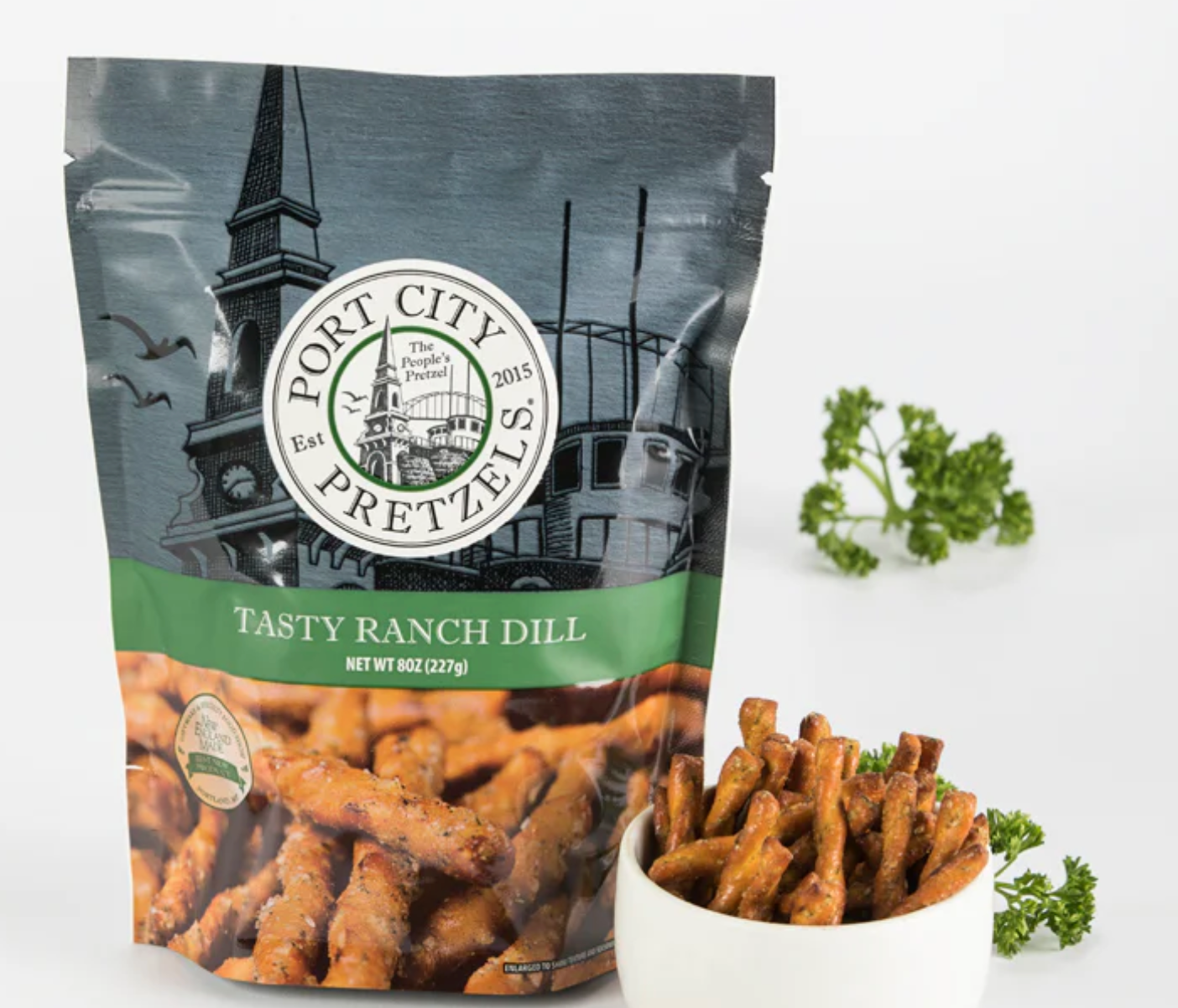 Feisty Hot Pretzels 8 oz. (Port City Pretzels) OL