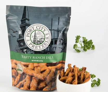 Feisty Hot Pretzels 8 oz. (Port City Pretzels) OL