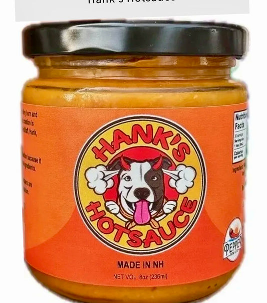 CN-134-01 Hank's Hot Sauce 8 oz. (Pepper Row) OL