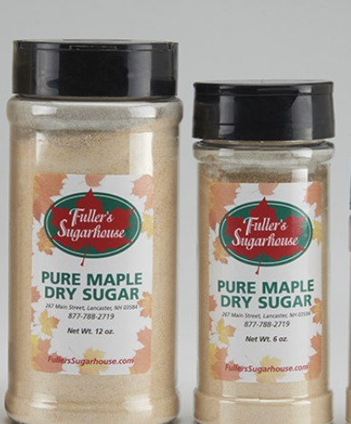 Pure NH Maple Sugar 6 oz. shaker (Fuller's Sugarhouse) OL