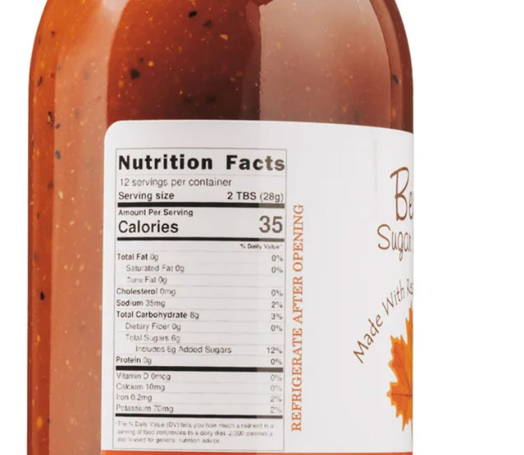 Maple Barbecue Sauce 12 oz. (Ben's Sugar Shack) OL