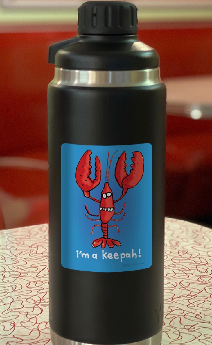Lobster Keepah mini sticker (Retroplanet) OL