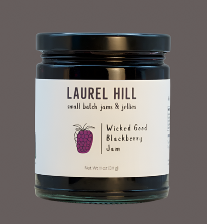 Wicked Good Blackberry Jam 11 oz. (Laurel Hill) OL