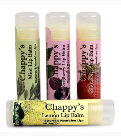 Chappy's Lip Balm Lemon, Mint & Strawberry  .15 oz. (Sweet Grass Farm) OL