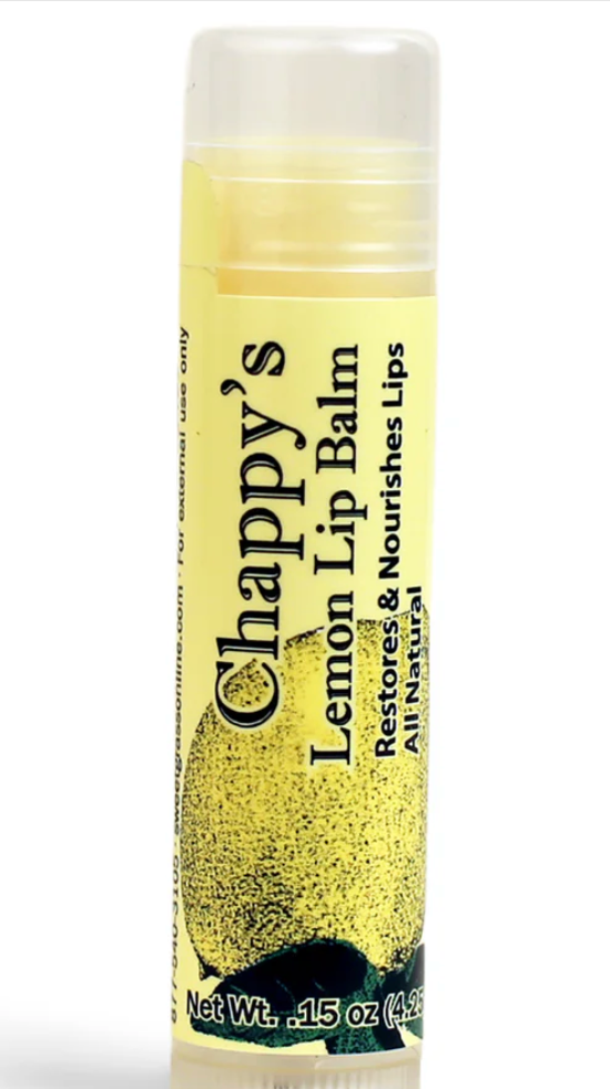 Chappy's Lip Balm Lemon, Mint & Strawberry  .15 oz. (Sweet Grass Farm) OL