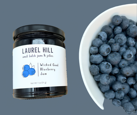 Wicked Good Blueberry Jam 5.5 oz. (Laurel Hill) OL