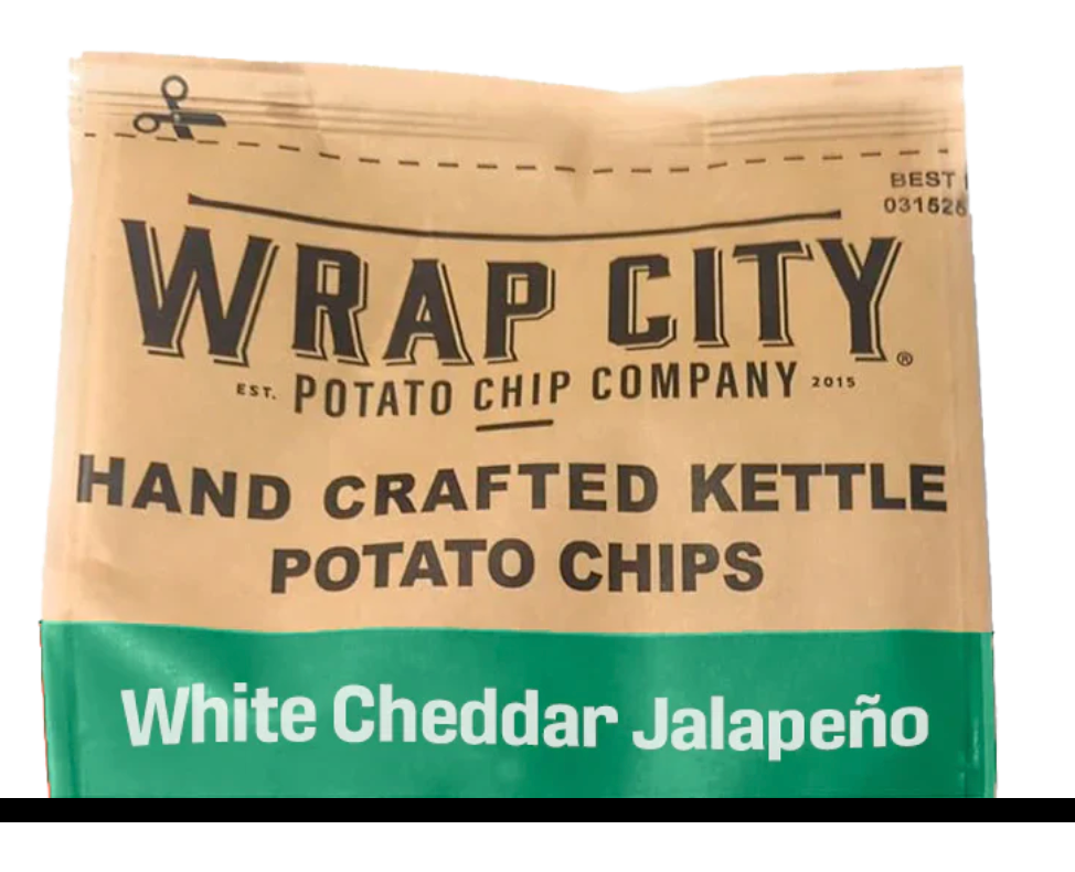 Hand Crafted Original Kettle Chips 12oz (Wrap City) OL